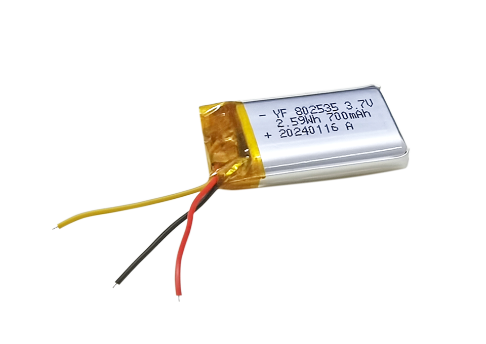 3.7V 700mAh 锂电池